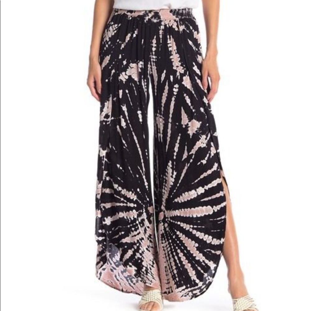 Young Fabulous & Broke Palms Split Wide Leg Pants